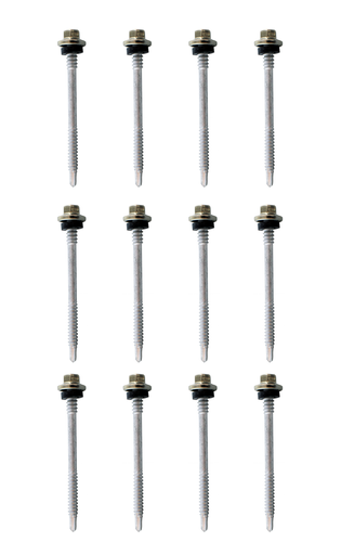 [17422] TORNILLO P/BROCA C/HEX C/ARAND NEOPRENO #10 X 3"X12UND