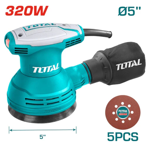 [17649] LIJADORA ROTO ORBITAL 5" INDUSTRIAL 320W 120V TOTAL (UTF2031256)