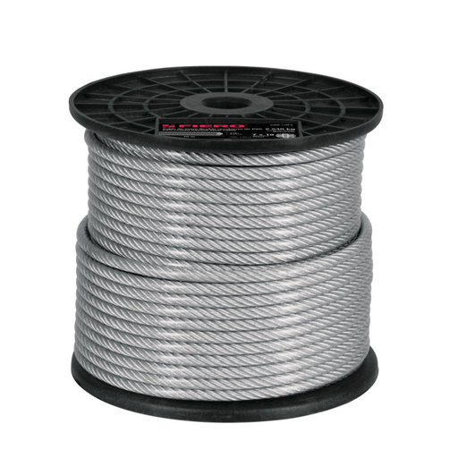 [17679] GUAYA RÍGIDA 1/8" ACERO 7X19 RECUBIERTO PVC X MT