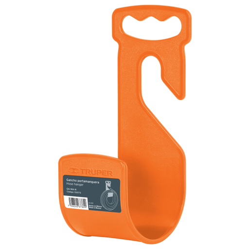 [17739] GANCHO PLASTICO NARANJA PARA MANGUERA TRUPER C100173