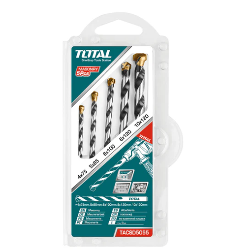 [17811] JUEGO DE 5 BROCAS PARA CONCRETO TOTAL UTACSD5055