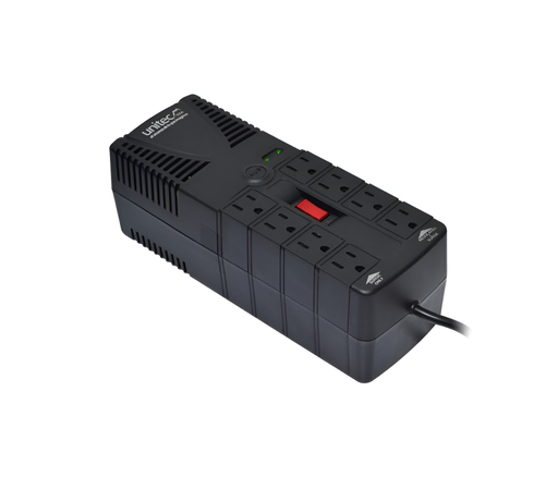 [18033] REGULADOR DE VOLTAJE 8 TOMAS 995VA REF U -1200 UNITEC