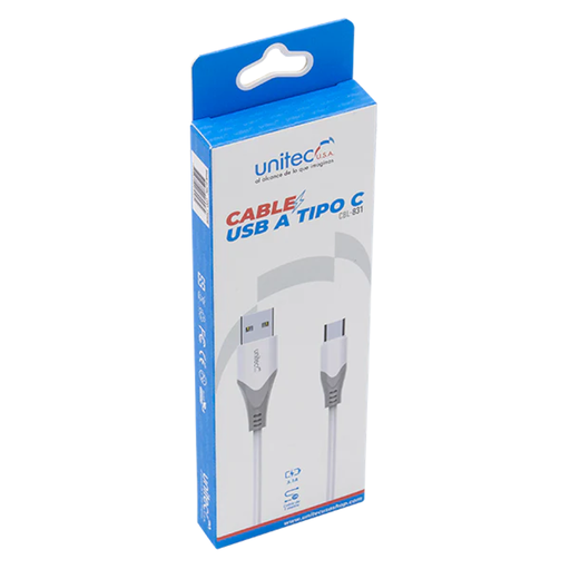 [18041] CABLE 1M USB TIPO C 3.1A CBL 831