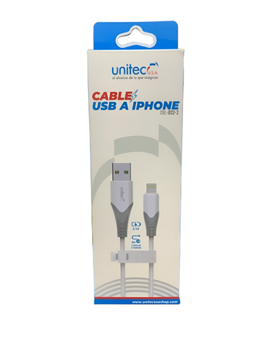 [18042] CABLE 2M USB IPHONE 3.1A CBL 832 2