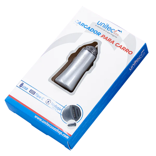 [18043] CARGADOR CARRO PUERTO USB + TIPO C CHR 094