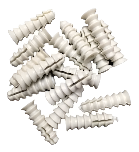 [18053] CHAZO PLASTICO ESTRIADO 1/4 X 40UND