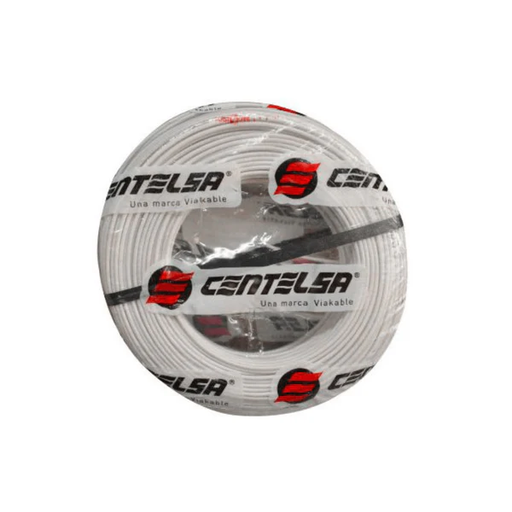 [11642] CABLE DUPLEX CENTELSA #10 BLANCO X100MT