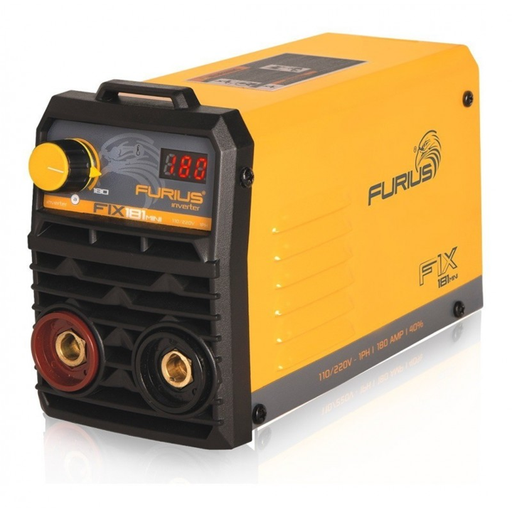 [16905] SOLDADOR INVERSOR DIGITAL MINI 180 AMP 110V/220V FURIUS (FIX181)