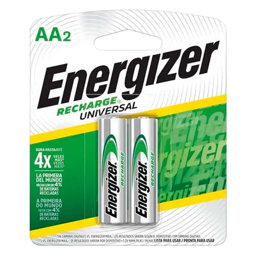 [16912] PILA ENERGIZER RECARGABLE AA X2 UNIDADES