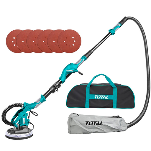 [17863] LIJADORA DE PARED Y PISO 1050W INDUSTRIAL TOTAL INCLUYE ACCESORIOS (UTWS10501)