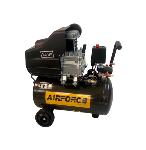 [18143] COMPRESOR DE AIRE HORIZONTAL 6.2CFM 2HP TANQUE 24 LITROS AIR FORCE BM-2024