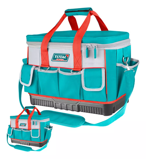 [18241] BOLSO DE HERRAMIENTAS 16 REFORZADO CAPACIDAD MAXIMA 20KG INDUSTRIAL SUPER TOTAL (THT561625)