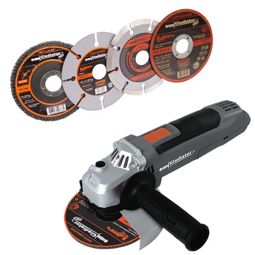 [12796] PULIDORA 4.1/2" 700W + 4 DISCOS AA 415/120 VV GLADIATOR