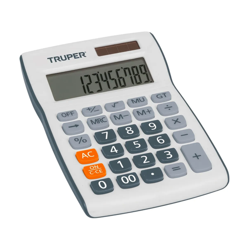 [18302] CALCULADORA SOLAR Y BATERIA TRUPER 60480