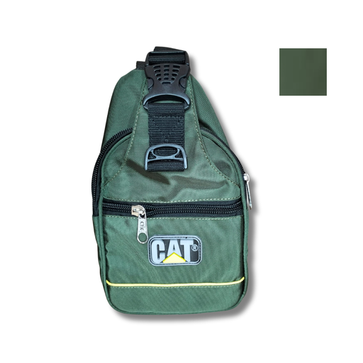 [18359] BOLSO MANOS LIBRES PARA HOMBRE REFORZADO ALTA CALIDAD VERDE OSCURO