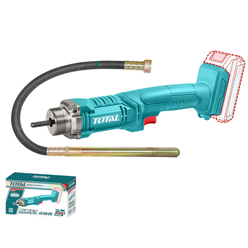 [18389] VIBRADOR DE CONCRETO INALAMBRICO 20V BATERIAS Y CARGADOR NO INCLUIDO SUPER TOTAL (TCVLI202301)