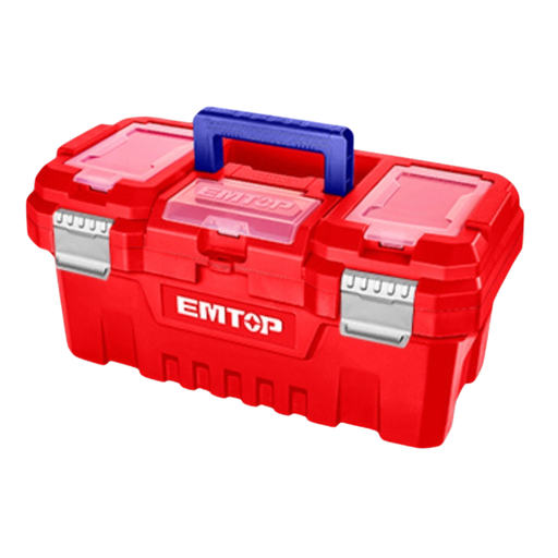 [18440] CAJA DE HERRAMIENTAS 17 PLASTICAHEBILLA METALICA SUPER EMTOP EPBX1702